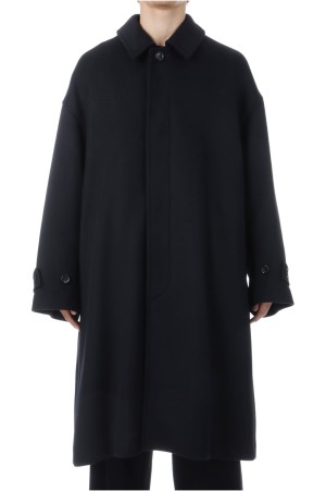Light Melton Oversized Coat - BLACK (GU253-10270B)