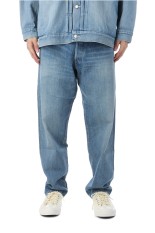 Selvage Denim Five Pocket Tapered Pants - INDIGO_LIGHT FADE (GU253-40058LB)