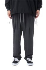 WIDE TAPERED EASY PANTS / NEW CRISPY - CHARCOAL	(SFCFW25P04)