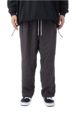 NEW WIDE TWO TUCK PANTS / STITCHED NYLON - D.GREY (SFCFW25P06)