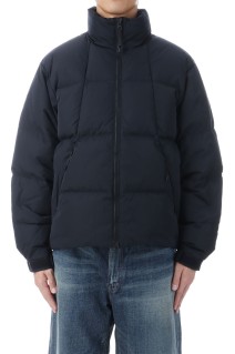 Dope Dyed Ripple Nylon Down Jacket - DARK NAVY (GL25339)