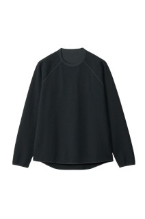 Waffle Light L/S T-shirt - BLACK (GL45142)