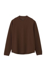 Waffle Light L/S T-shirt - CHICORY BROWN (GL45142)