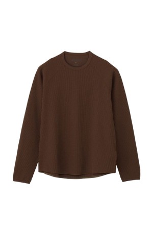 Waffle Light L/S T-shirt - CHICORY BROWN (GL45142)