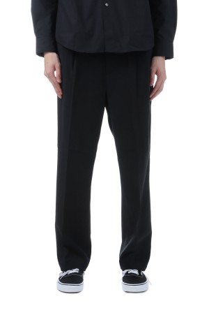 One Tuck Straight Pants	- BLACK (GL75180)