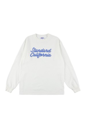 SD Heavyweight Modern Twist Signs Logo LS T - WHITE