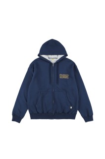 RUSSELL ATHLETIC / SD W Face Logo Zip Hood Sweat - NAVY