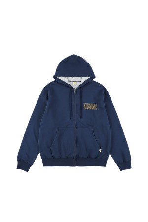RUSSELL ATHLETIC / SD W Face Logo Zip Hood Sweat - NAVY