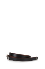 HTC Belt #25th 1Point End Flower Stone 0.75 - BLACK