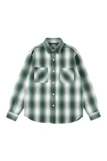 SD Heavy Flannel Check Shirt - GREEN
