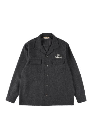 SD Wool Shirt - CHARCOAL