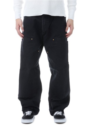 SD Duck Double Knee Painter Pants VW - BLACK