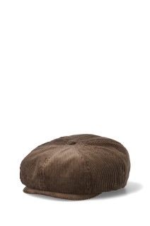 SD Corduroy News Boy Cap - BROWN