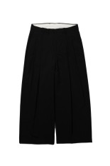 【 × Baracuta 】EWP 2 Tuck Trousers - Black (BRCT-CTE25S-101)