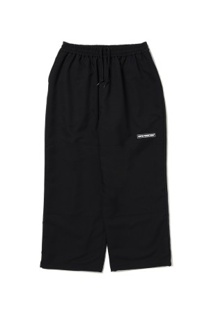 Polyester Twill Wide Training Pants - Black (CTE-25A105)
