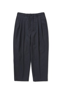 T/W Saxony 2 Tuck Wide Easy Trousers - Gray (CTE-25A107)