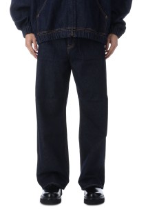 12.5oz Denim 5 Pocket Square Leg Pants - Indigo (CTE-25A113)