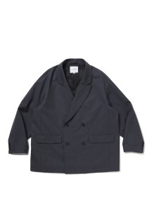 T/W Saxony Double Breasted Jacket - Gray (CTE-25A203)