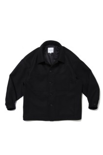 Wool Melton Coverall - Black (CTE-25A220)