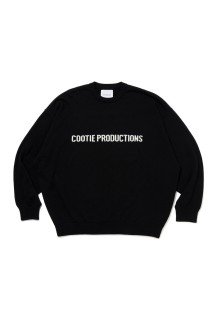 Intarsia Crew Sweater - Black (CTE-25A323)
