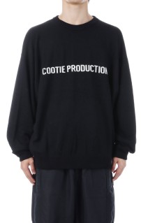 Intarsia Crew Sweater - Black (CTE-25A323)