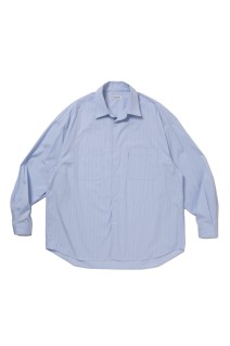 Stripe Broad L/S Shirt - Saxe (CTE-25A402)