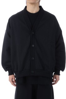 Chubby Sweat Cardigan - Black (CTE-25A322)