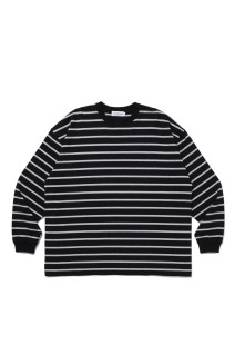 Border L/S Tee - Black (CTE-25A307)
