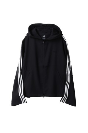 HOODED TRACK TOP 3STRIPES - BLACK (YS-A25-0000-192)
