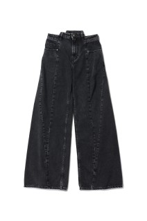 PANTS 5 POCKETS - Medium Black Stone (S51LA0133-S30496)