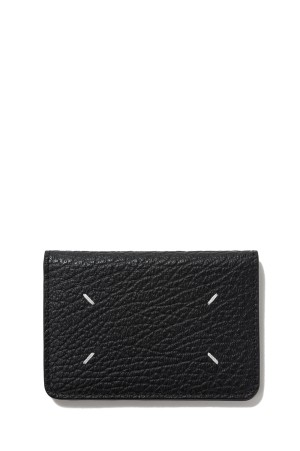 Four stitches card case - Black (SA1VX0011-P4455)