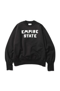 Simple Sweat Crew EMPIRE STATE - FADED BLACK (U25F-13-0001)