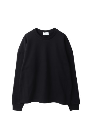 CREW NECK SWEATSHIRT - BLACK (T002)
