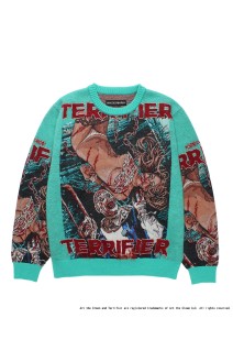 TERRIFIER / MOHAIR CREW NECK SWEATER / MINT (TERRIFIER-WM-KN01)
