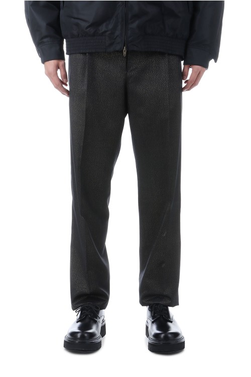 PLEATED TROUSERS ( TYPE-2 ) / BLACK (25FW-WMP-TR02) | セレクト