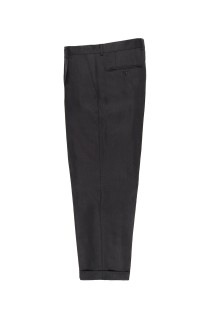 PLEATED TROUSERS ( TYPE-2 ) / CHARCOAL (25FW-WMP-TR08)