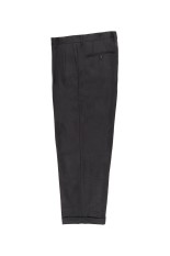 DOUBLE PLEATED TROUSERS / CHARCOAL (25FW-WMP-TR09)
