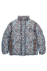LEOPARD DOWN JACKET / BLUE (25FW-WMO-NA02)