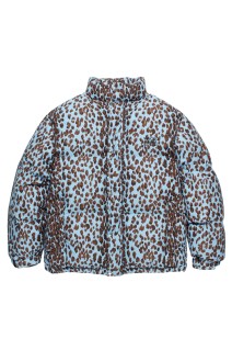 LEOPARD DOWN JACKET / BLUE (25FW-WMO-NA02)