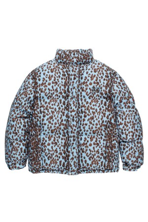LEOPARD DOWN JACKET / BLUE (25FW-WMO-NA02)