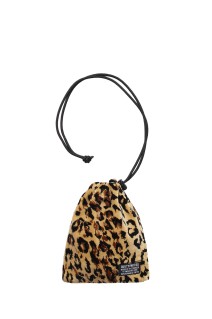 LEOPARD SHOULDER POUCH / BEIGE (25FW-WMA-BG18)