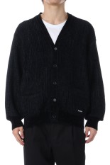 GLITTER CARDIGAN / BLACK-BLUE (25FW-WMK-KN04)