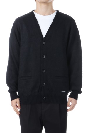 MOHAIR CARDIGAN / BLACK (25FW-WMK-KN20)