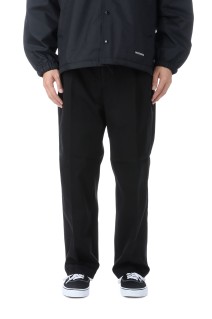 DOUBLE PLEATED CHINO TROUSERS ( TYPE-1 ) / BLACK (25FW-WMP-PT01)