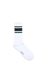 SKATER SOCKS ( TYPE-2 ) / WHITE-GREEN (25FW-WMA-SO02)