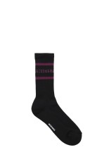 SKATER SOCKS ( TYPE-2 ) / BLACK-PURPLE (25FW-WMA-SO02)