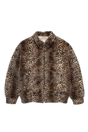 LEOPARD FUR ANTI-FREEZE JACKET / BEIGE (25FW-WMO-MC02)
