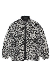REVERSIBLE LEOPARD BOA JACKET / WHITE (25FW-WMO-OD01)