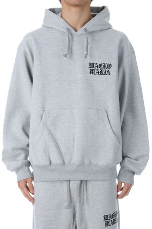 HEAVY WEIGHT PULLOVER HOODED SWEAT SHIRT ( TYPE-2 ) / GRAY (25FW-WMC-SS04)