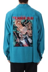 TERRIFIER / 50&#039;S SHIRT L/S / BLUE (TERRIFIER-WM-OC01)